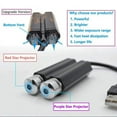 thumbnail image 2 of Projecteur d'Étoile de Nuit d'USB LEDCARE 2 en 1 de Plafond de Voiture Réglable Romantique Rouge/violet Lumière Intérieure Bleue Portable Projecteur d'Étoile de Toit de Voiture d'USB pour des Voitures Plafonds Chambres, 2 of 9