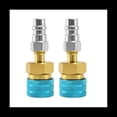 thumbnail image 1 of 2X R1234Yf A R134A Acoplador Rápido de Lado Bajo, R12 A R134A Conector de Adaptador de Manguera para Aire Acondicionado del Automóvil Carga de Ac, 1 of 9