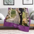 thumbnail image 3 of Custom Photo Blanket for Couples, Personalized Fleece Throw Blanket with Pictures, Valentine's Day Birthday Gift for Husband Wife Boyfriend Girlfriend, 3 of 5