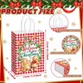 thumbnail image 2 of 24 bolsas de papel para Navidad, pan de jengibre, 21 x 15 x 8 cm, de Kolldenn, 2 of 6