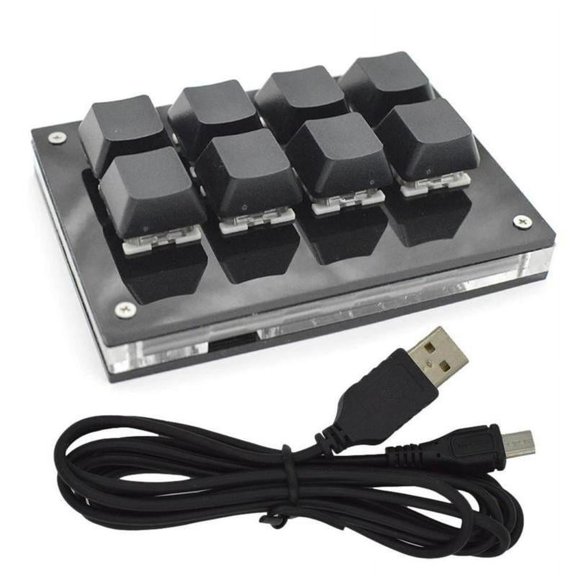 8 Keys Mechanical Keyboard USB Shortcut Programmable MacOS C7S1 For F3D1 R7I1