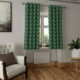 thumbnail image 2 of Ambesonne Grommet Curtain, , 50"x60", Fern Green and Jade Green, 2 of 5