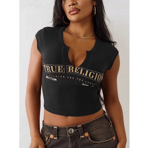 Cropped Graphic T-Shirt