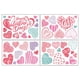 thumbnail image 2 of Decoraciones para el día de San Valentín, adornos para el día de San Valentín, regalos para el día de San Valentín, adhesivos estáticos en forma de corazón, decoración para el día de San Valentín, cal, 2 of 6