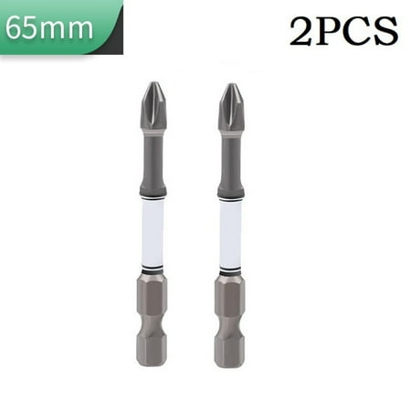

2PCS 50-150mm PH2 Impact Electric Cross Screwdriver Bits Drill Head Hex Shank