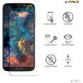 thumbnail image 2 of SCL Moto G7 Play Screen Protector, 9H Tempered Glass(2-Pack),2.5D Rounded Edge,Anti-Scratch,Bubble-Free,Case-Friendly, 2 of 5