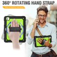 thumbnail image 3 of Funda para iPad Pro 13 HXCASEAC Resistente a Golpes con Soporte para Lápiz Verde, 3 of 9