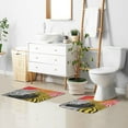 thumbnail image 6 of Yayeee Bath Rugs for Bathroom Floor Set of 2 Non Slip Fluffy Soft Absorbent Mat, Abstract Boat, 6 of 7