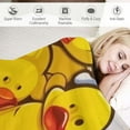 thumbnail image 3 of JEUXUS  Cute Rubber Ducky Throw Blanket Warm Ultra-Soft Micro Blanket for Bed Couch Living Room, 3 of 6