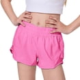 thumbnail image 2 of NordicNest Girls High Waisted Running Shorts with Liner – Loose Fit Breathable 2-in-1 Yoga Shorts for Kids, Athletic Workout Bottoms, 2 of 4