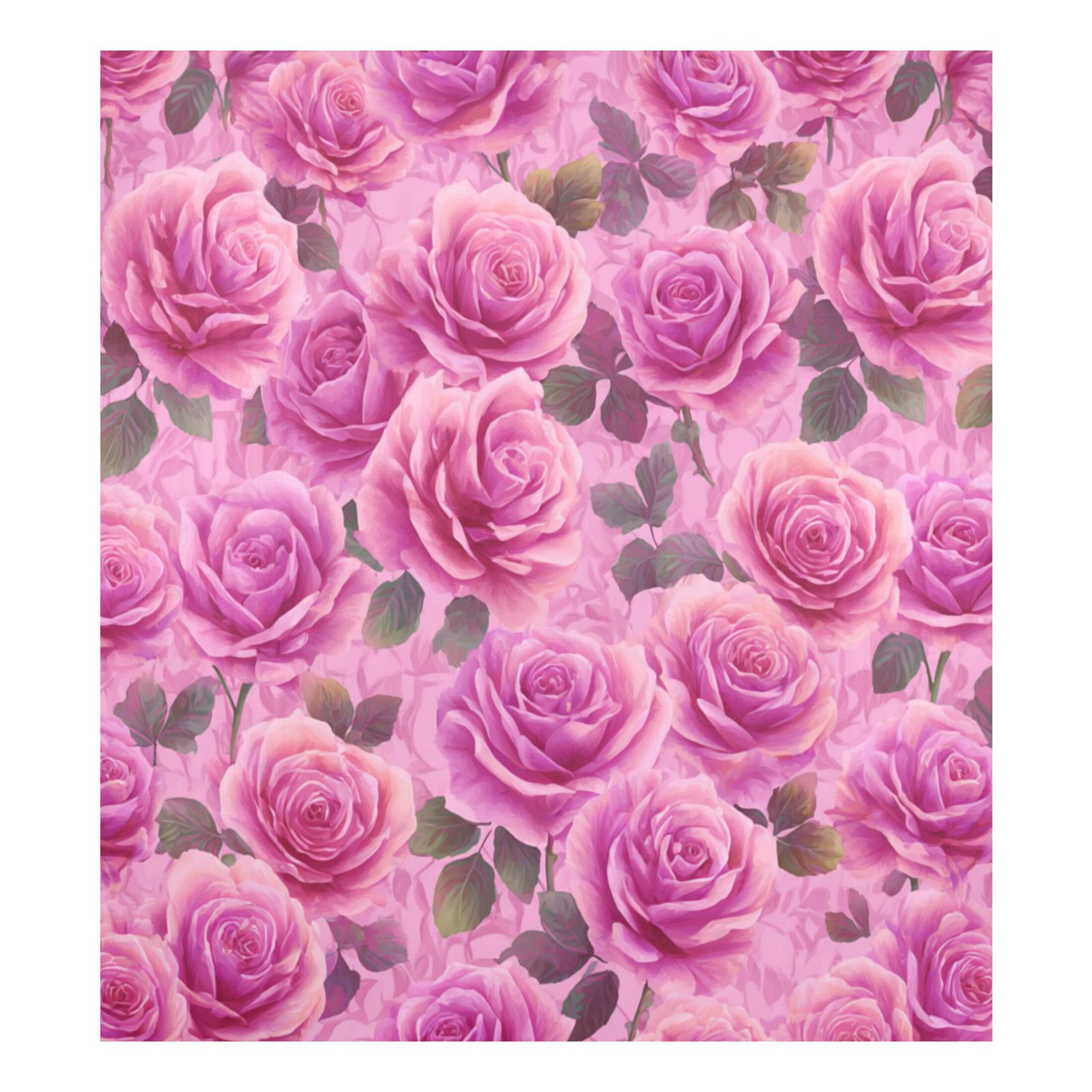 Dishwasher Magnetic Refrigerator Magnet Cover Sticker Home Decorative 23"x26" Magenta-red Roses Pattern
