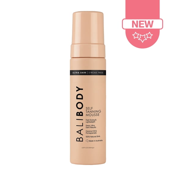 Bali Body Sunless Self Tanner Mousse Ultra Dark, 5.07 fl.oz