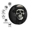 thumbnail image 2 of Kdxio Magician Hat Skull for Tire Cover Wheel Protectors Tyre Covers Weatherproof Wheel Covers Universal Fit for Trailer Rv SUV Truck Camper Travel Trailers 15 inch, 2 of 5