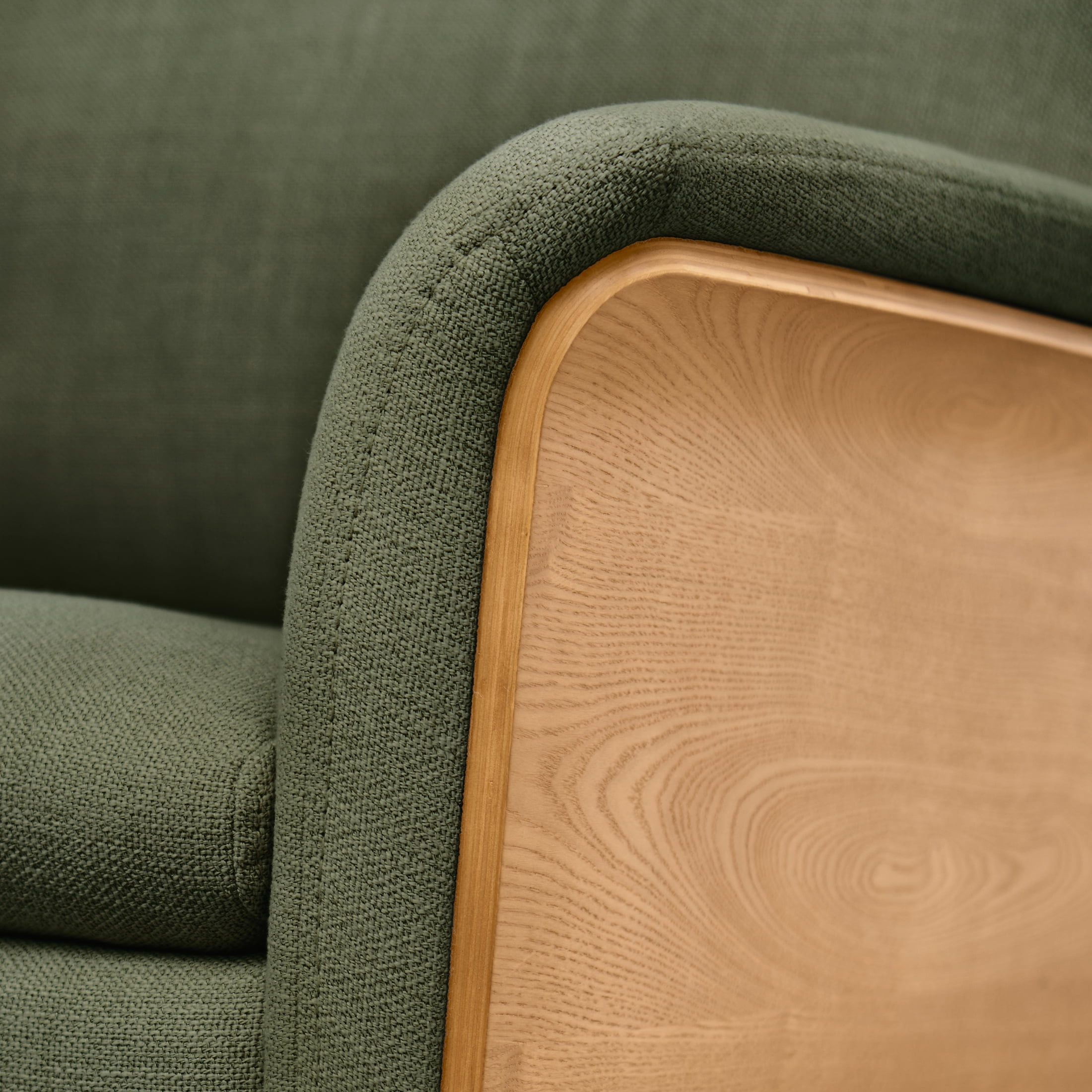 Better Homes & Gardens Juliet Tall Back Office Chair, Olive and Light Honey Finish
