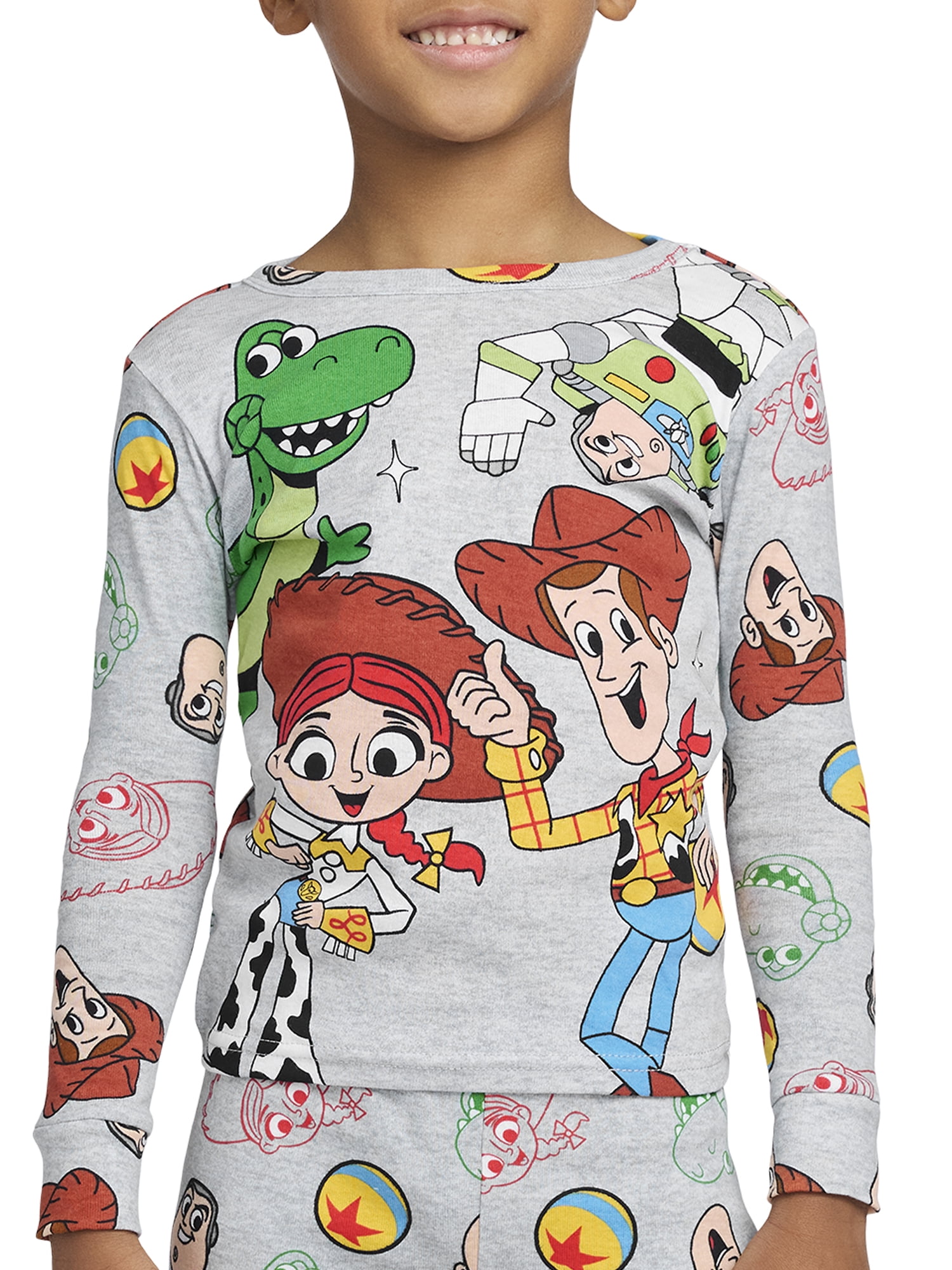 Toy Story Toddler Long Sleeve Top and Pants Pajama Set, 2-Piece, Sizes 12M-5T
