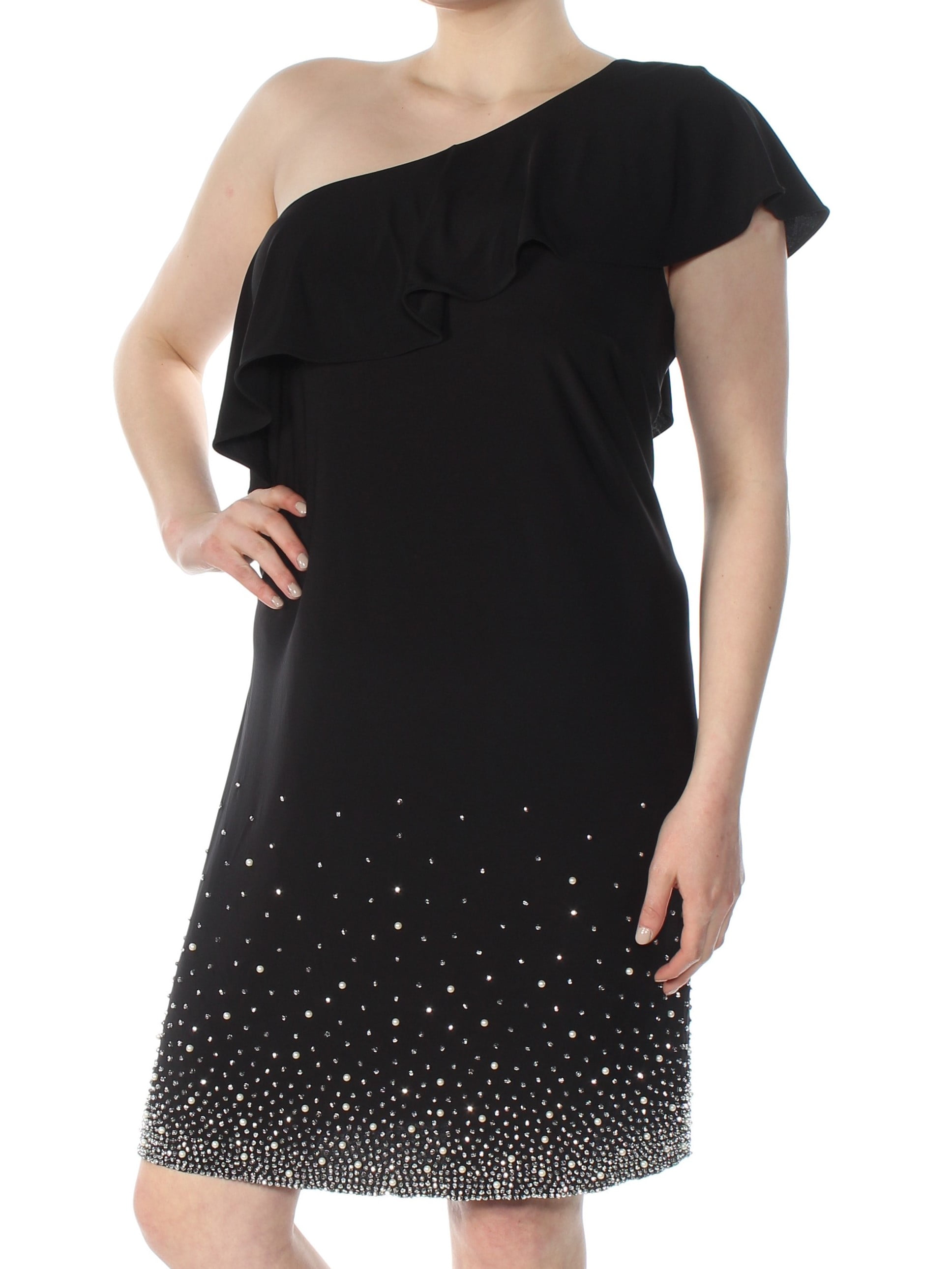 msk plus size beaded shift dress