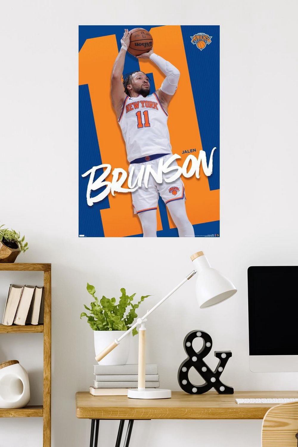 NBA New York Knicks - Jalen Brunson 24 Wall Poster, 22.375" x 34"