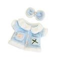 thumbnail image 2 of Camiseta de muñeca con horquilla, ropa para muñeca, juego de rol, juego de simulación DIY, bonito disfraz suave, camiseta de felpa para muñeca de 38cm Azul, 2 of 7