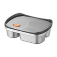 thumbnail image 2 of EGNMCR Kitchen Gadgets, Kitchen Accessories, Kitchen Utensils, Kitchen Tool Divided Food Storage Container Bento Box For Work And School Airtight Meal Container Stainless Steel Lunchbox, 2 of 6