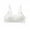 White, variant on Girls Soft Bras,Children Students Camisole Cotton Bralett with Removable Chest Pad, One Size for 7-14y