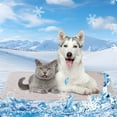 thumbnail image 2 of Pet Cooling Mat Ice Silk Cushion For Dogs Cats Washable Cool Pad Pink Color For Bed Sofa Car Seat Floor 100Cm X 70Cm 39 4 X 27 5 Inches 100 Polyester Pink, 2 of 9