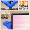 thumbnail image 4 of Case for Samsung Galaxy Tab S11 11 inch 2025 Released, 360 Degree Rotating Hand Grip Shockproof Cover with Shoulder Strap, Blue, 4 of 7