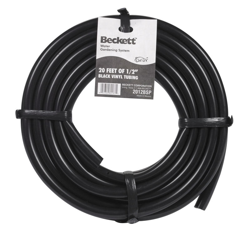 Beckett Pond Tubing, 1/2Inch I.D. x 20Feet Length Pond Tubing
