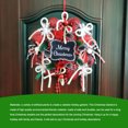 thumbnail image 4 of serony Christmas Wreath Decorative Hanging Round Garlands Simulation Snowflake Pine Xmas Tree Window Pendent Party Favors Home, 4 of 5