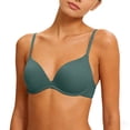 thumbnail image 6 of Pxxlle Seamless Bras for Women Wireless Supportive T Shirt Bra Comfort Full Coverage Everyday Bralettes 38 Green, 6 of 6