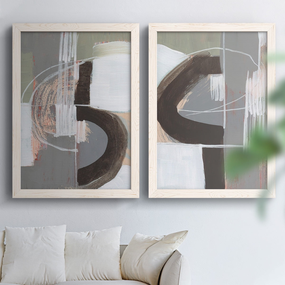 Arching Neutrals III - Premium Framed Canvas - Ready to Hang