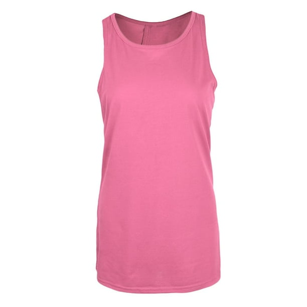 Hot pink tank hot sale tops
