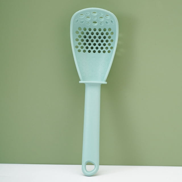 Asistente de cocina Cuchara de cocina multifuncional Molienda de jengibre y ajo Escurridor Colador Olla arrocera Cocinar en uno Colorido Mejora la experiencia de cocina Cuchara de cocina multifunciona