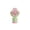Green, variant on Portable Desktop Fan Cute Bunny Shaped Personal Fan Rechargeable USB Powered with Oscillating Base and Adjustable for Home Desk Dormitory Summer Gift, 1Pack Blue
