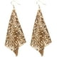 thumbnail image 1 of 1 par de pendientes para mujeres lentejuelas de metal aretes de borla aretes colgantes colgantes, 1 of 5