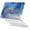 Blue Mist, variant on JGOO MacBook Pro 13 inch Case 2022 2021 2020 2019 2018 2017 2016 A2338 M2 M1 A2289 A2251 A2159 A1989 A1706 A1708 with Touch Bar, Wooden Hard Shell Cover + Keyboard Cover + Screen Protector, Cherry