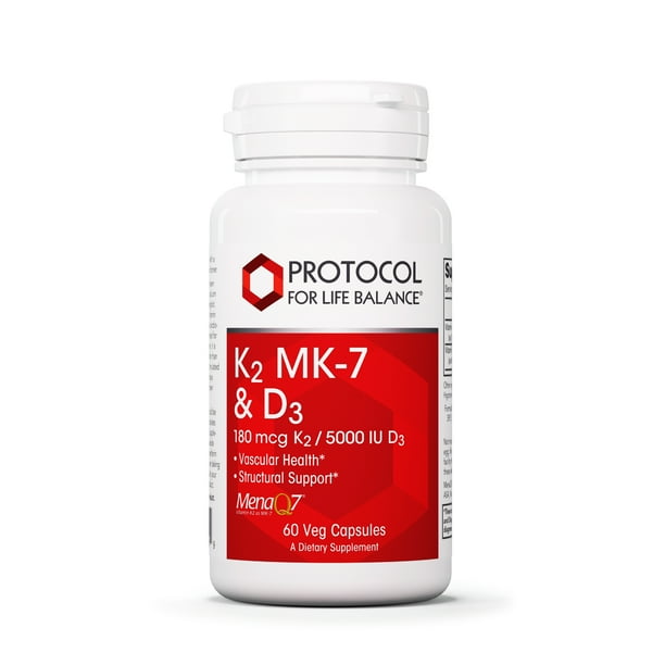 Protocol for Life Balance K2 MK7 and D3 Vascular Health and