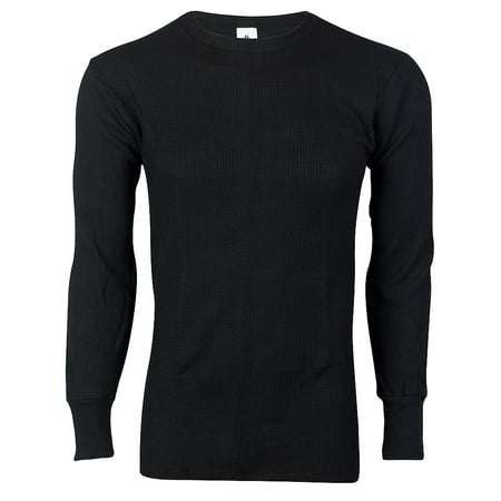 Tangle Free Thermal - Indera - Mens 100% Heavyweight Long Sleeve Cotton Thermal Top 839LS - Choose Regular or Big and Tall - Full Cut Base Layer for Very to Extreme Cold Activity - 30 Day Guarantee - FREE SHIPPING