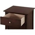 thumbnail image 5 of Glory Furniture Izzy 1 Drawer 1 Door Nightstand in Cappuccino, 5 of 16