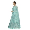 thumbnail image 4 of Trendmalls Women's Net Fabric Embroidery with Stone Work Ready To Wear Anarkali Suit Set, 4 of 8