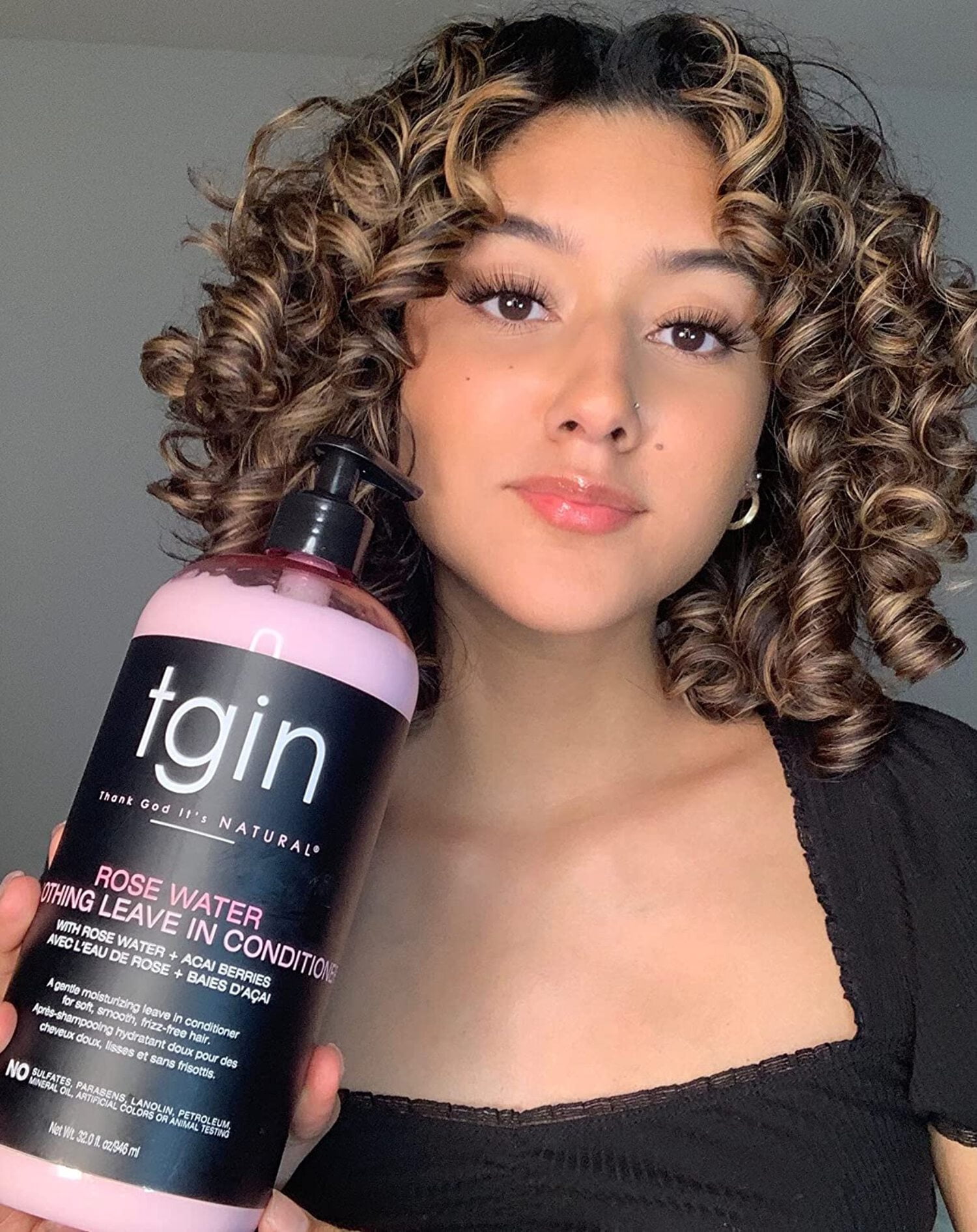 TGIN Rose Water Leave-In Conditioner – 12 oz