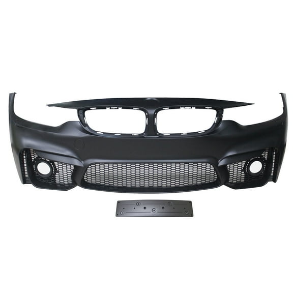 Ikon Motorsports Compatible with 14-20 BMW F32 4 Series M-T Style Front Bumper Conversion With Fog Cover