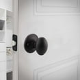 thumbnail image 2 of Design House 779173 Egg Passage Hall and Closet Door Knob Matte Black, 2 of 15