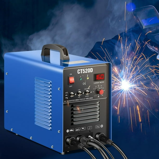BENTISM CT520D Plasma Cutter/TIG/Stick 3in1 Combo Welder 50A/200A 110