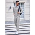 thumbnail image 2 of COOFANDY Sweatsuit for Men Travel Hoodie and Sweatpants Set 2 Piece Casual Athletic Tracksuit Sets, 2 of 6