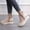 Beige, variant on Womens Winter Warm Ankle Boots Plush Lined Wedge Heel Snow Booties Side Zipper Thick Sole Casual Shoes Botas de Invierno Mujer