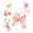 Pink, variant on 4 PCS Bag Charms for Handbags Purse Accessories, Cute Keychain for Women Key Chain Car Keys Decoration, Little Funny Gift for Wife Mom Her