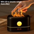 thumbnail image 3 of Diffuseur d'Arôme avec Effet Flamme, Diffuseur d'Huiles Essentielles avec, 200 Ml d'Humidificateur d'Air USB, Arrêt Automatique,, 3 of 5