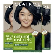 Clairol Natural Instincts Demi-Permanent Hair Color Creme, 2BB Blue Black, Hair Dye, 1 Application