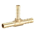 thumbnail image 1 of Conector en T de latón Uxcell 6mm x 5mm x 6mm, 1 of 3