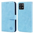 thumbnail image 2 of Case for Motorola Moto G Stylus 5G 2023, Vintage PU Leather Wallet Book Case Magnetic Closure Credit Card Holder Kickstand Shock-Absorbing Flip Case Compatible with Moto G Stylus 5G 2023 - Lightblue, 2 of 8